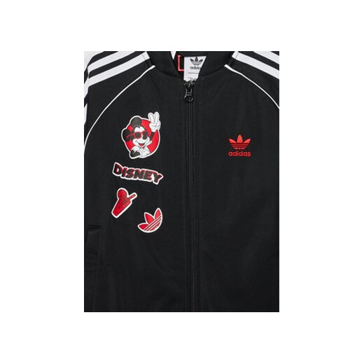 adidas Bluza Disney Mickey And Friends HF7577 Czarny Regular Fit 12_13Y MODIVO