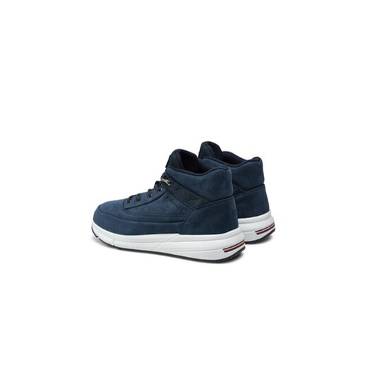 Tommy Hilfiger Sneakersy Hilfiger Warm Nubuck Hybrid B FM0FM05189 Granatowy Tommy Hilfiger 40 MODIVO