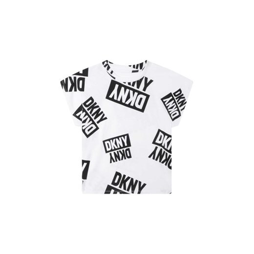 DKNY T-Shirt D35S84 S Czarny Regular Fit 10Y MODIVO