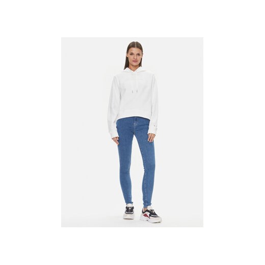 Tommy Hilfiger Bluza Frosted WW0WW38856 Écru Relaxed Fit Tommy Hilfiger L MODIVO