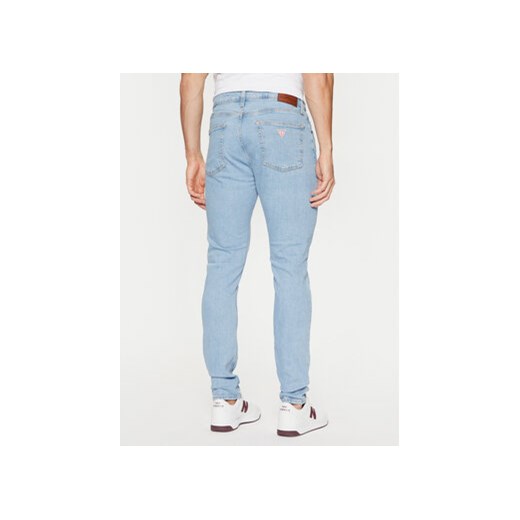 Guess Spodnie materiałowe M4YA0F D5DM1 Niebieski Regular Fit Guess 36_32 MODIVO