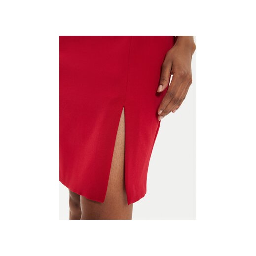 Fracomina Sukienka koktajlowa FQ24WD1008W42901 Czerwony Slim Fit Fracomina M MODIVO