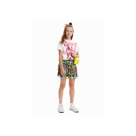 Desigual T-Shirt 23SGTK21 Écru Regular Fit Desigual 5_6Y MODIVO