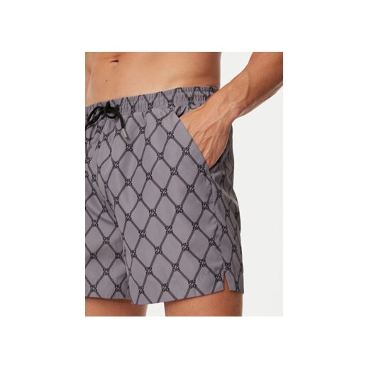 Hugo Szorty kąpielowe 50524629 Szary Regular Fit XL MODIVO