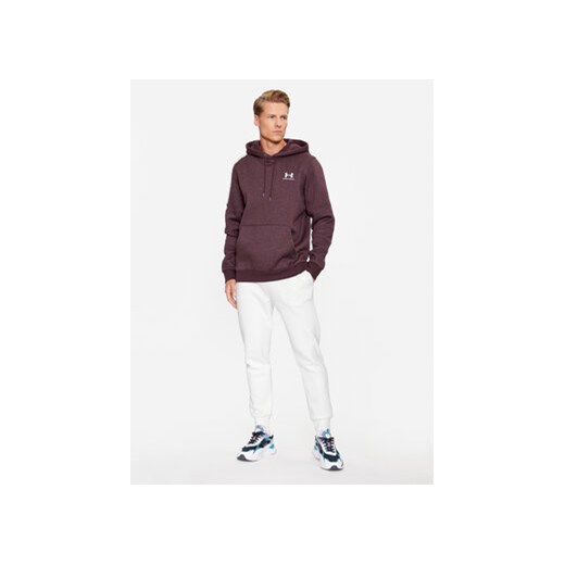 Under Armour Bluza Ua Essential Fleece Hoodie 1373880 Bordowy Loose Fit Under Armour M MODIVO