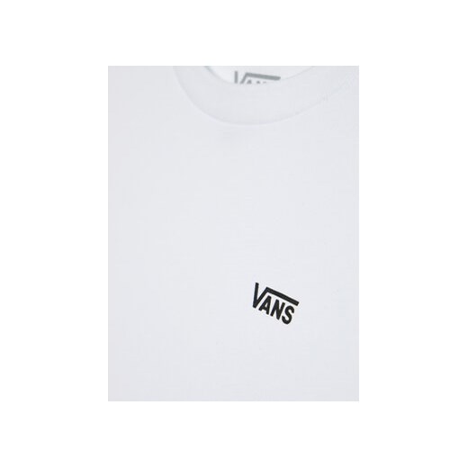 Vans T-Shirt Left Chest VN0A4MQ3 Biały Classic Fit Vans M MODIVO