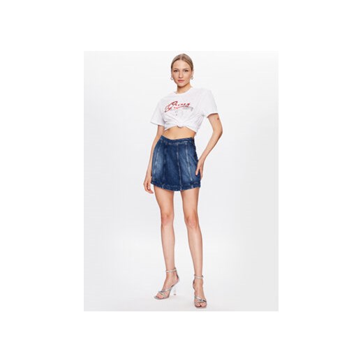 Guess Spódnica jeansowa Jillian W3RD21 D4NHE Niebieski Slim Fit Guess 24 MODIVO