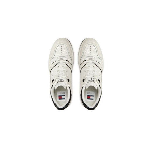 Tommy Jeans Sneakersy Tjm Basket Retro Cupsole Wl EM0EM01464 Biały Tommy Jeans 46 MODIVO