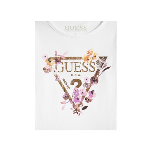 Guess Bluzka K4BI00 J1314 Biały Regular Fit Guess 4Y MODIVO