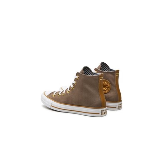 Converse Trampki Chuck Taylor All Star Herringbone Stripe A06440C Brązowy Converse 36 MODIVO