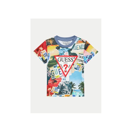 Guess Komplet t-shirt i spodenki I4GG12 K8HM3 Kolorowy Regular Fit Guess 3_6M MODIVO