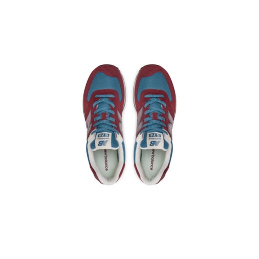 New Balance Sneakersy U574RBB Czerwony New Balance 43 MODIVO