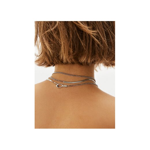 Calvin Klein Naszyjnik 35000592 Srebrny Calvin Klein uniwersalny MODIVO