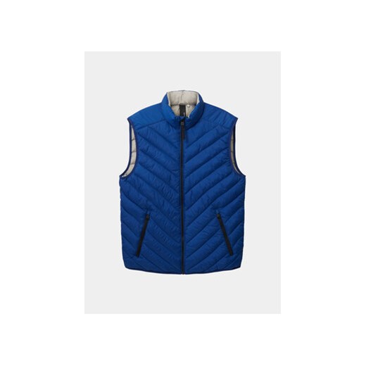 Tom Tailor Kamizelka 1036072 Niebieski Regular Fit Tom Tailor L MODIVO