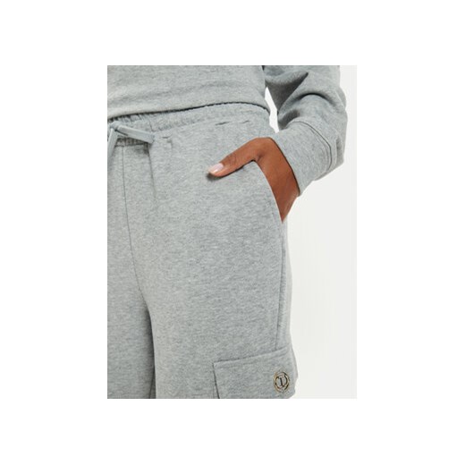 TWINSET Spodnie dresowe 242TP2491 Szary Regular Fit Twinset S MODIVO