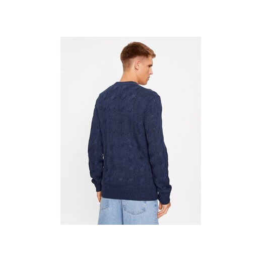 Tommy Jeans Sweter Flag DM0DM17762 Granatowy Relaxed Fit Tommy Jeans M MODIVO