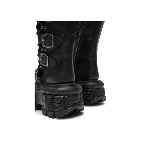 NEW ROCK Glany M-272-S3 Czarny New Rock 36 MODIVO