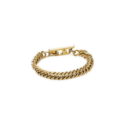 Diesel Bransoletka D Logo Chain DX1511710 Złoty Diesel uniwersalny MODIVO