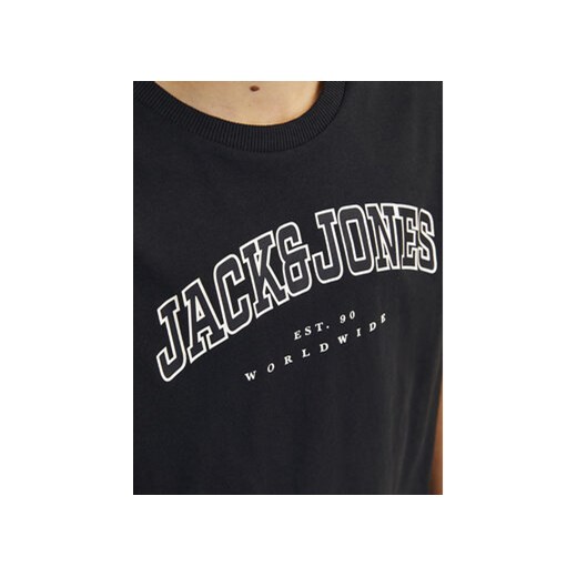 Jack&Jones Junior T-Shirt Caleb 12258924 Czarny Relaxed Fit Jack&jones Junior 164 MODIVO