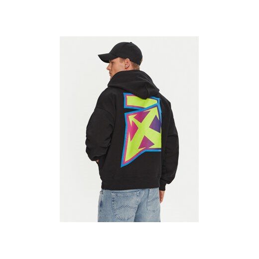 Off-White Bluza OMBB085F22FLE0041070 Czarny Regular Fit XS MODIVO