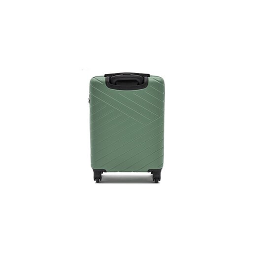 Puccini Walizka kabinowa ABS027C Zielony Puccini one size MODIVO