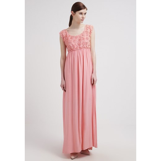 Cream DALIA Długa sukienka sunkiss pink zalando rozowy bez wzorów/nadruków