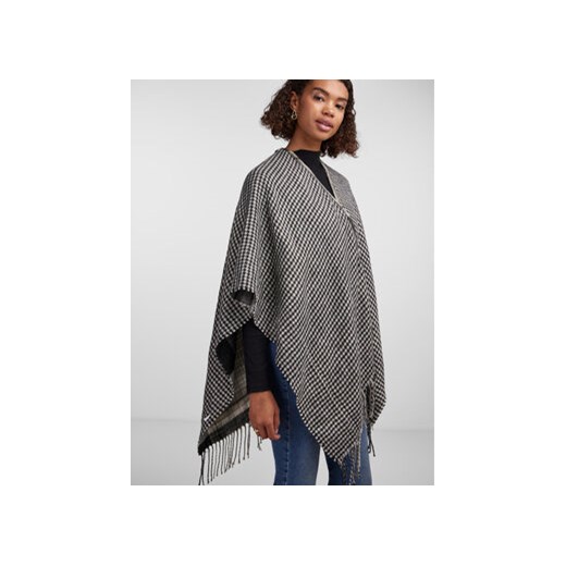 Pieces Ponczo 17144441 Szary Regular Fit Pieces uniwersalny MODIVO