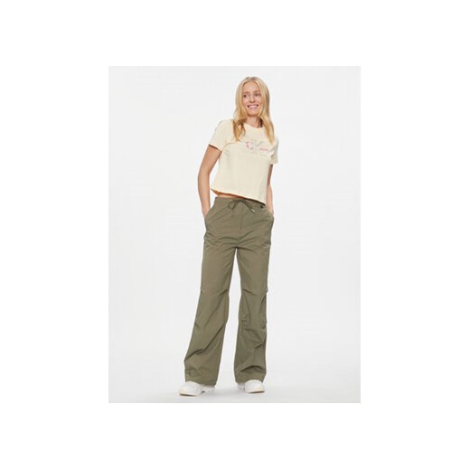 Calvin Klein Jeans Spodnie materiałowe Parachute Pant J20J222609 Khaki Regular S MODIVO