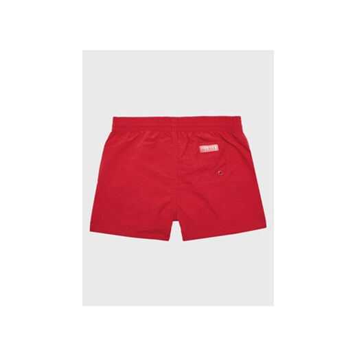 Guess Szorty kąpielowe L3GZ00 WFFI2 Czerwony Regular Fit Guess 14Y MODIVO