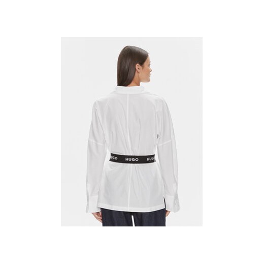 Hugo Koszula Etena 50506904 Biały Regular Fit 42 MODIVO