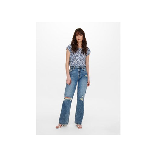ONLY Bluzka Vic 15161116 Niebieski Regular Fit 34 MODIVO