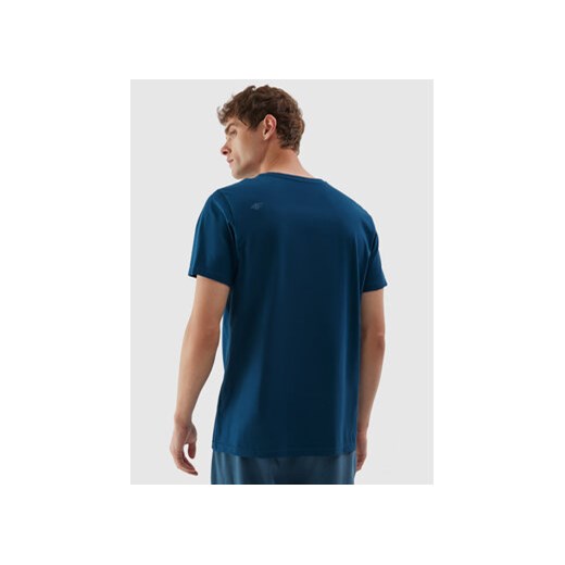4F T-Shirt 4FAW23TTSHM0876 Niebieski Regular Fit S MODIVO