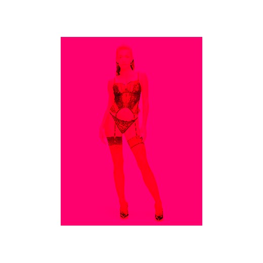 Hunkemöller Pończochy 205173 Czarny Hunkemöller S_M MODIVO