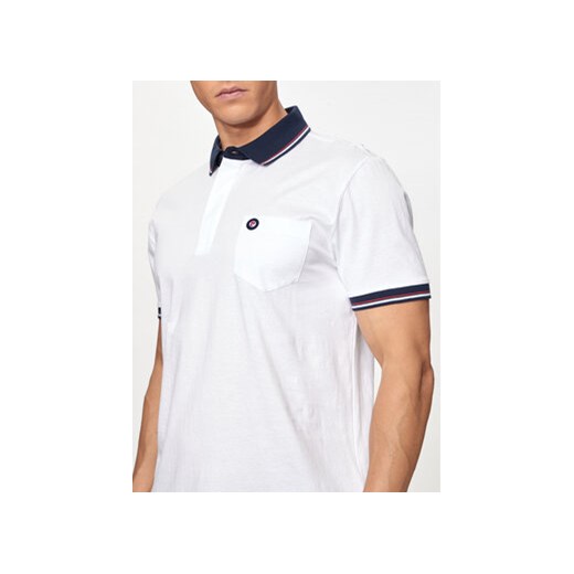 Pierre Cardin Polo C5 21284.2034 Biały Regular Fit Pierre Cardin L MODIVO
