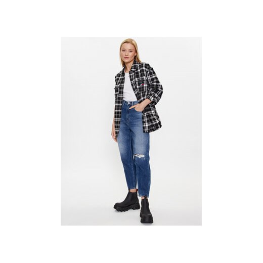Tommy Jeans Jeansy DW0DW16033 Niebieski Mom Fit Tommy Jeans 28_28 MODIVO