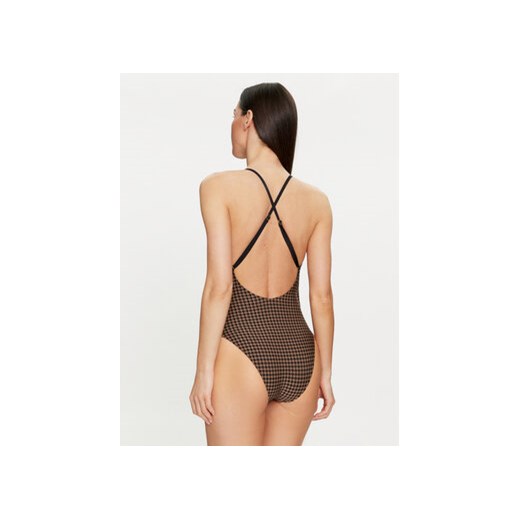 Selmark Strój kąpielowy BL057 Brązowy Selmark 70C MODIVO