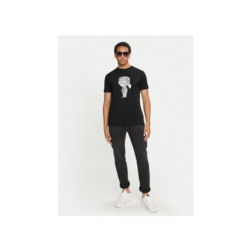 KARL LAGERFELD T-Shirt 755066 544242 Czarny Regular Fit Karl Lagerfeld M MODIVO