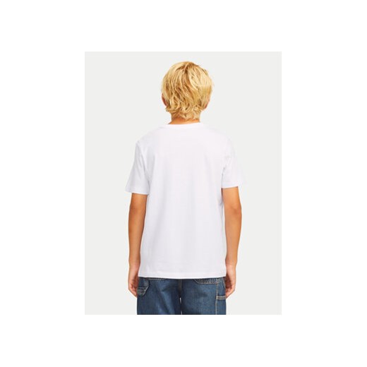 Jack&Jones Junior T-Shirt Peak 12259433 Biały Standard Fit Jack&jones Junior 176 MODIVO