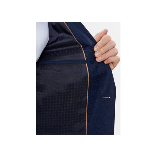 Boss Garnitur H-Huge 50509502 Granatowy Slim Fit 56 MODIVO