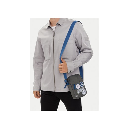 New Era Saszetka New Era\Torebka Mlb Patch Side La Dodgers 60358206 Szary New Era one size MODIVO