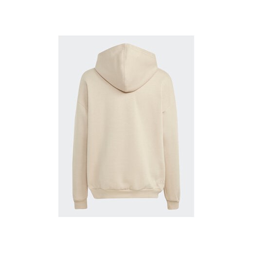 adidas Bluza Fleece IB3233 Beżowy Loose Fit 7_8Y MODIVO