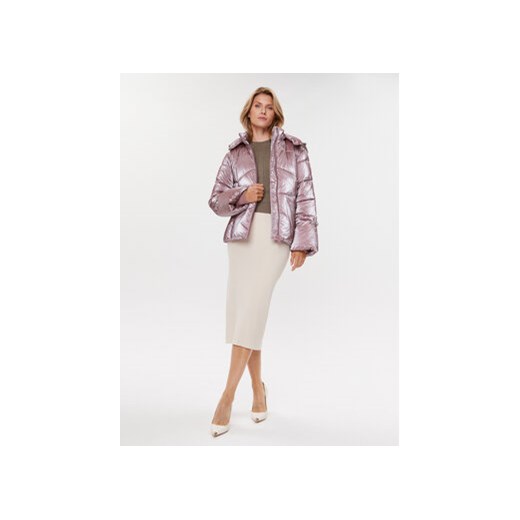 Guess Kurtka puchowa W3BL25 WFR90 Różowy Regular Fit Guess XS MODIVO