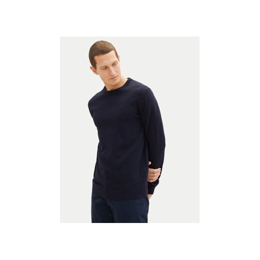 Tom Tailor Sweter 1038426 Granatowy Regular Fit Tom Tailor S MODIVO