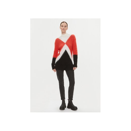 Tommy Hilfiger Sweter WW0WW39909 Kolorowy Regular Fit Tommy Hilfiger XXL MODIVO