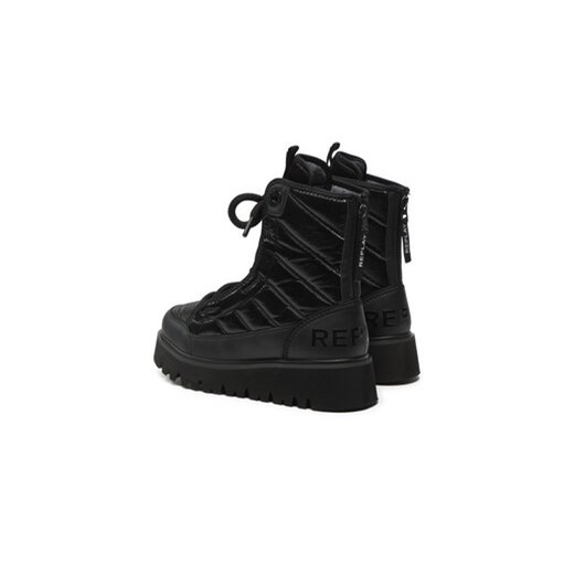 REPLAY Botki Melrose Lace Lace-Up GWF2H.000.C0012T Czarny Replay 37 MODIVO