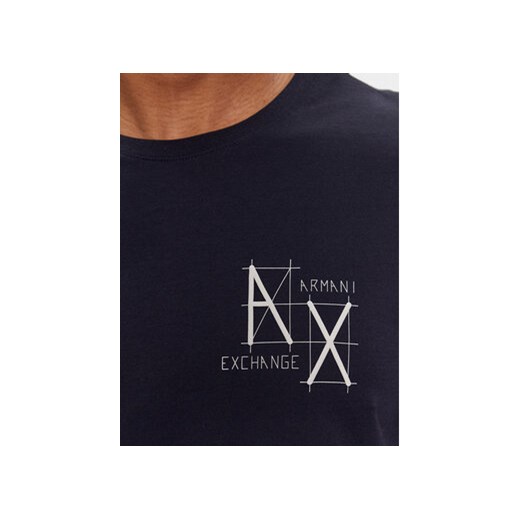 Armani Exchange T-Shirt 3DZTHQ ZJ9AZ 15CX Granatowy Regular Fit Armani Exchange L MODIVO
