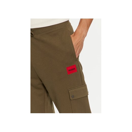 Hugo Spodnie dresowe Dwellrom 50479164 Beżowy Relaxed Fit XXL MODIVO