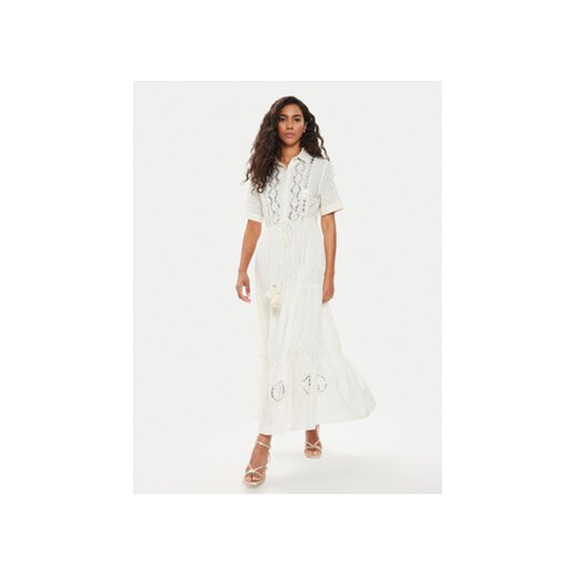 LOLA CASADEMUNT Sukienka letnia LS2416074 Écru Regular Fit Lola Casademunt XS MODIVO