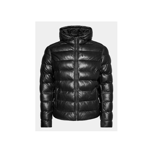 Serge Pariente Kurtka skórzana Warman Czarny Slim Fit Serge Pariente 3XL MODIVO