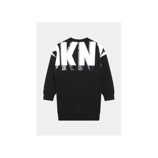 DKNY Sukienka dzianinowa D32894 D Czarny Regular Fit 16Y MODIVO